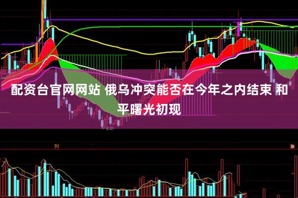 配资台官网网站 俄乌冲突能否在今年之内结束 和平曙光初现